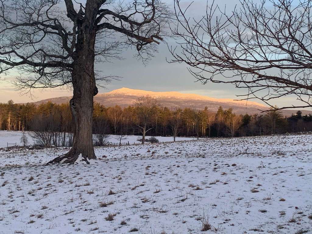 A picture of our beautiful local Monadnock Mountain